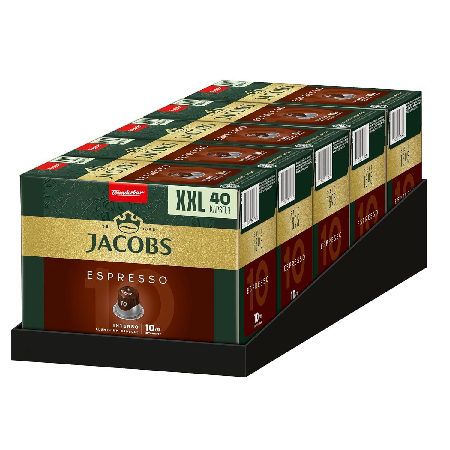 Jacobs Espresso Intenso Kaffeekapseln, Mega Pack Xxl, Intensität 10/12, 5 X 40 Getränke, Nespresso Kompatible 200 Kapseln Jacobs Espresso Intenso Kaffeekapseln, Mega Pack Xxl, Intensität 10/12, 5 X 40 Getränke, Nespresso Kompatible 200 Kapseln von Etsy - WavyDreamsShop