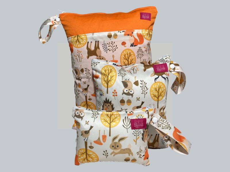 Personalisierbares Wetbag 3Er Set Für Wechselkleidung Kita Und Unterwegs, Feuchttücher Als Taschenorganizer - Mit Namensaufdruck von Etsy - WeBaDaLEINAD