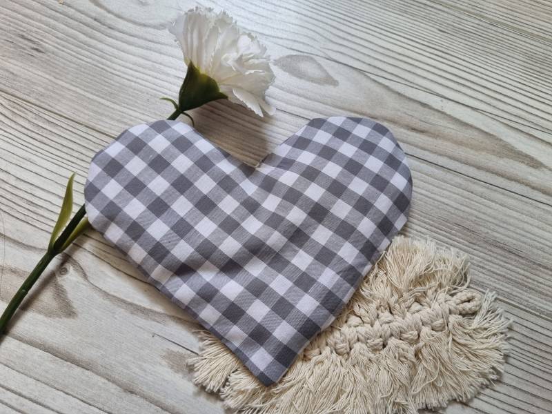 Kleines Handgemachtes Wärmekissen Mit Traubenfüllung in Herzform Verschiedenen Mustern von Etsy - WeberknechtDesings