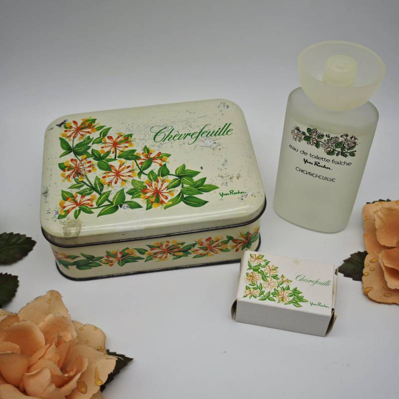 Yves Rocher Chèvrefeuille Set Vintage 5751 Edt Eau De Toilette Savon Seife Parfum in Blechdose Retro Kosmetik Geschenk von Etsy - WeeNTAGE