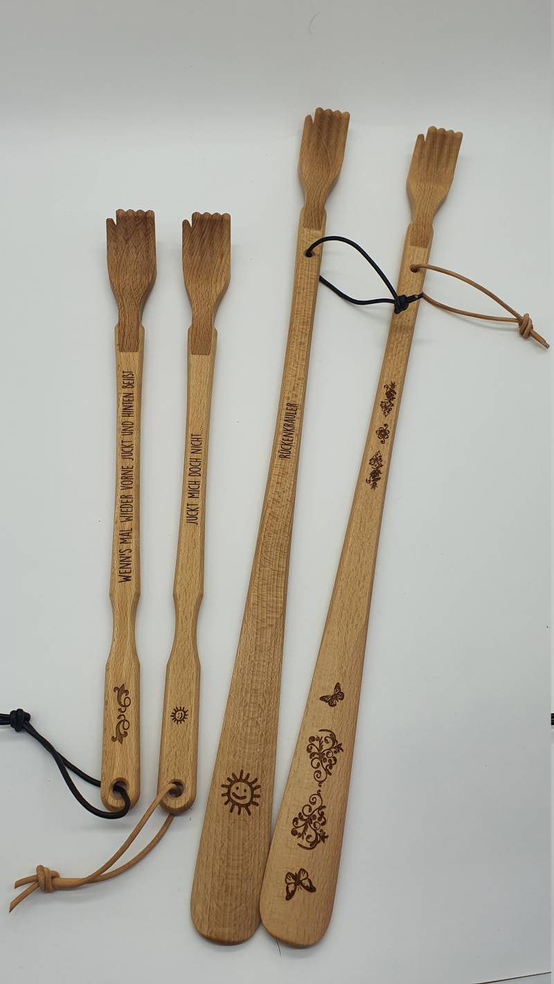 Rückenkratzer - Schuhlöffel Rückenkrauler Sprüche Witzig Personalisiert Geschenk Backscratchers Funny -Present -Personalisiert von Etsy - Werkstattheldin