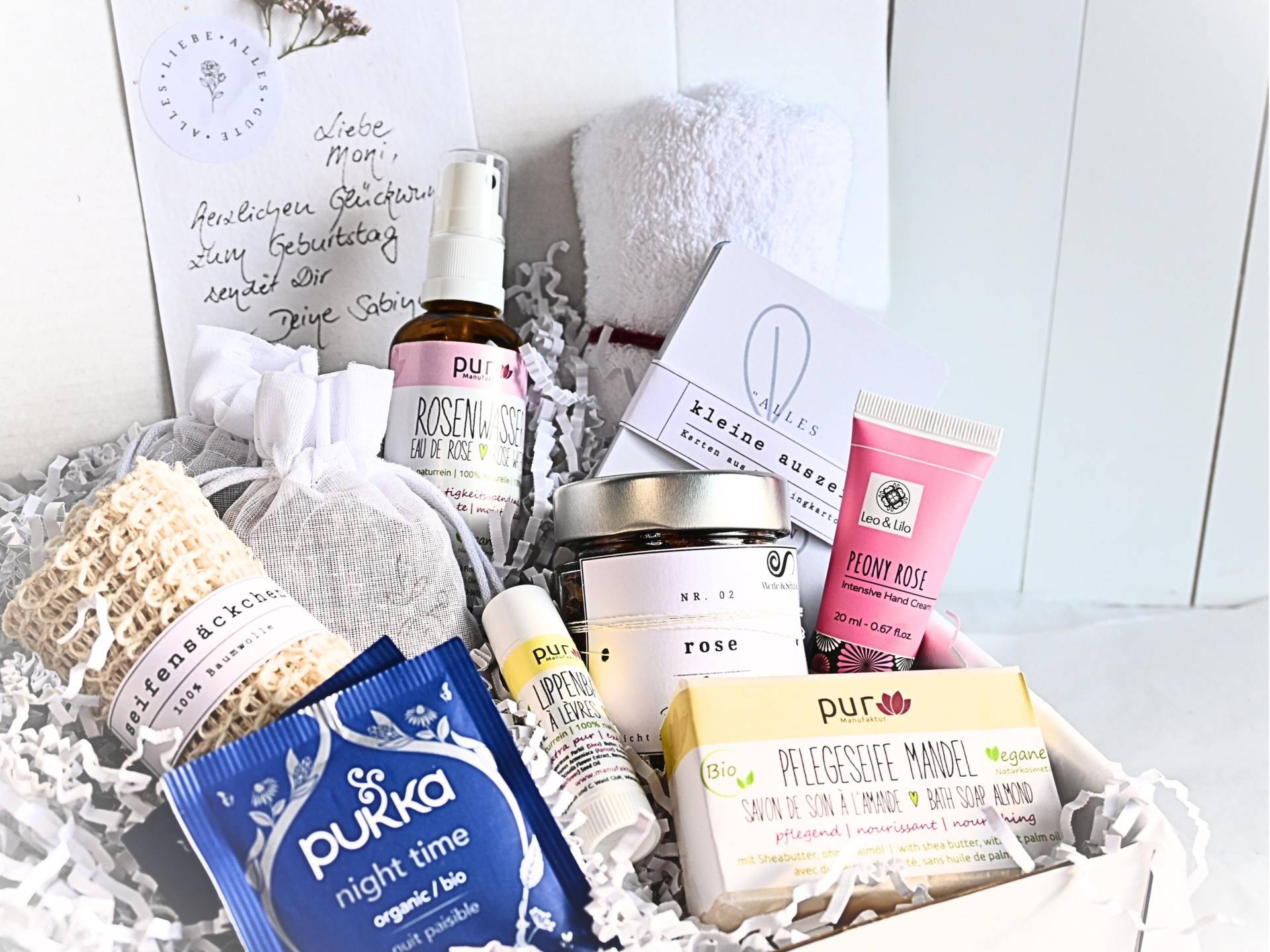 Wellnessbox Rose Entspannungsbox Geschenkbox Personalisiertes Geschenk Wellness Box Geburtstag Muttertag Hochzeit Weihnachten in 3 Größen von Etsy - WerteUndSchaetze