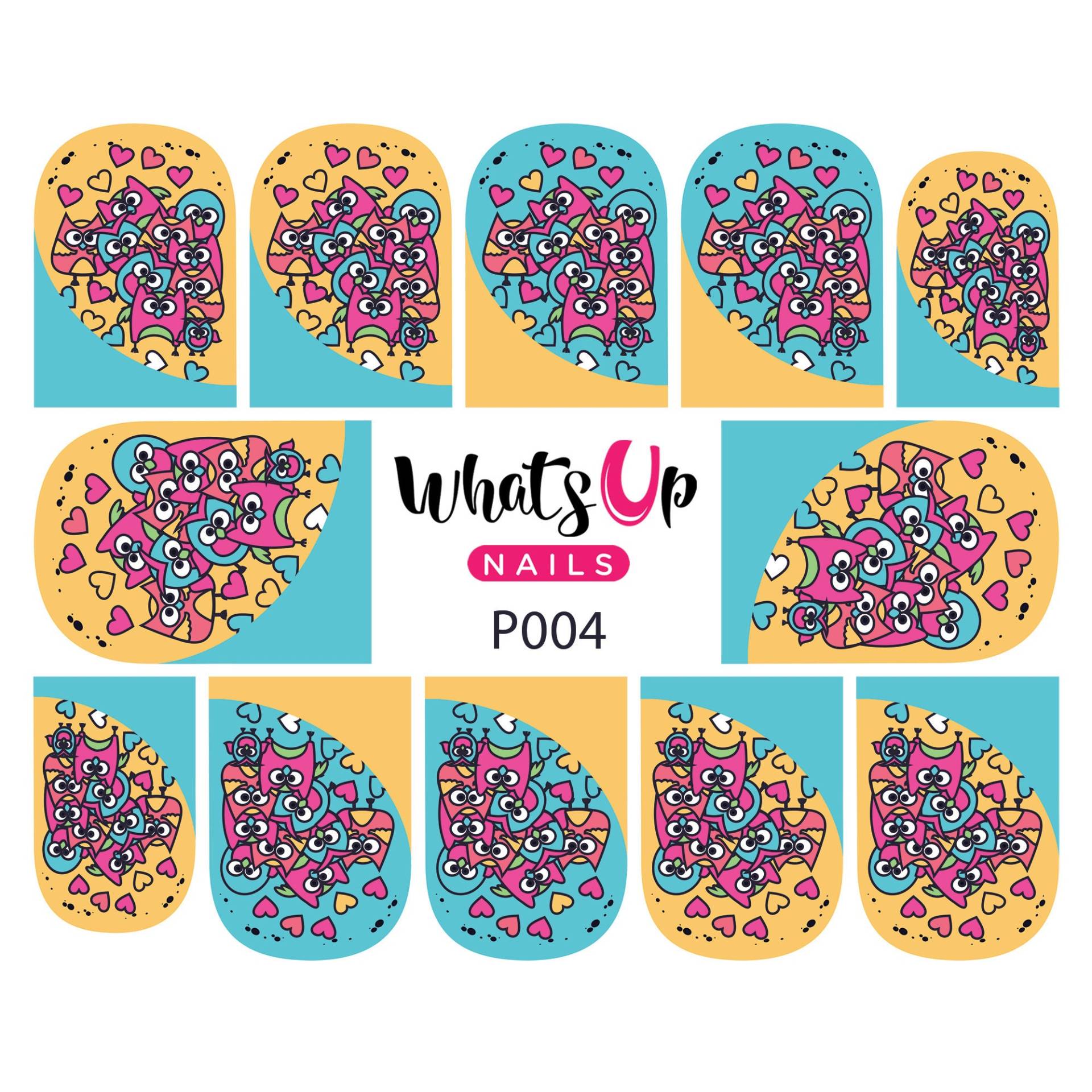 Whats Up Nails - P004 Eulen Liebe, Blau Wasser Abziehbild Schieber Für Nail Art Design Whats Up Nails - P004 Eulen Liebe, Blau Wasser Abziehbild Schieber Für Nail Art Design von Etsy - WhatsUpNails