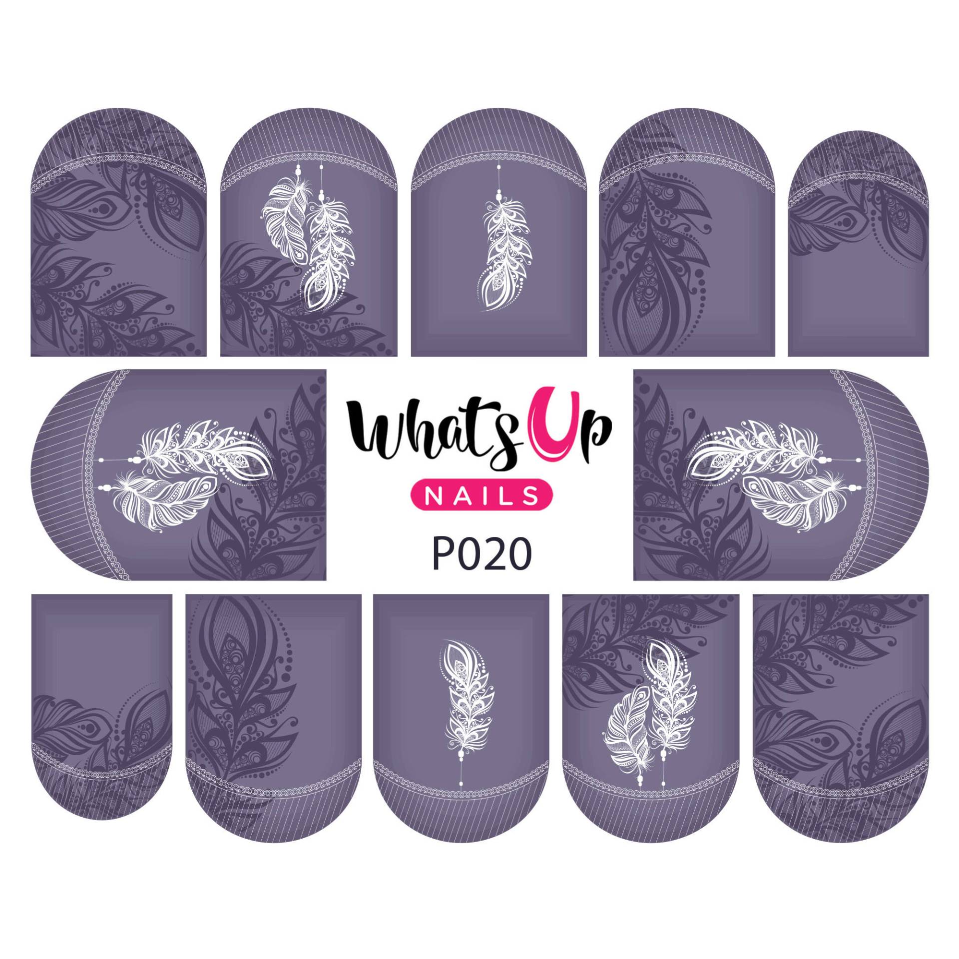 Whats Up Nails - P020 Leicht Wie Eine Feder Wasserabziehbild-Schieber Für Das Nail Art Design Whats Up Nails - P020 Leicht Wie Eine Feder Wasserabziehbild-Schieber Für Das Nail Art Design von Etsy - WhatsUpNails
