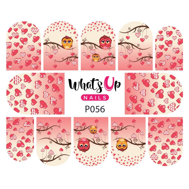 Whats Up Nails - P056 Eule Immer Liebe Dich Wasser Decals Slider Für Nail Art Design von Etsy - WhatsUpNails