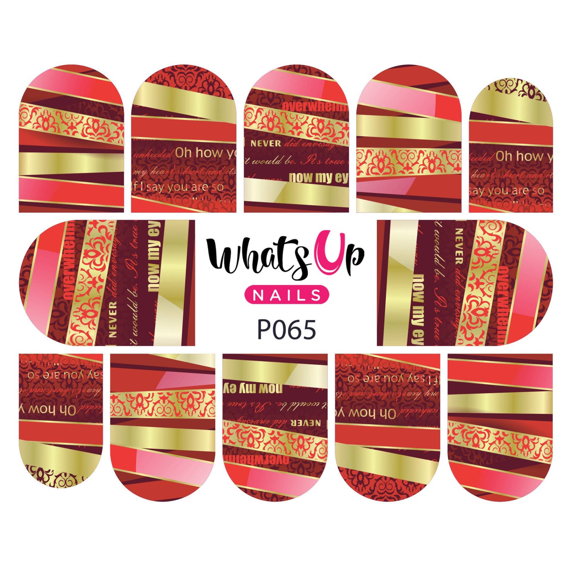 Whats Up Nails - P065 Enthüllende Schleifen Wasser Abziehbilder Schieber Für Nail Art Design Whats Up Nails - P065 Enthüllende Schleifen Wasser Abziehbilder Schieber Für Nail Art Design von Etsy - WhatsUpNails