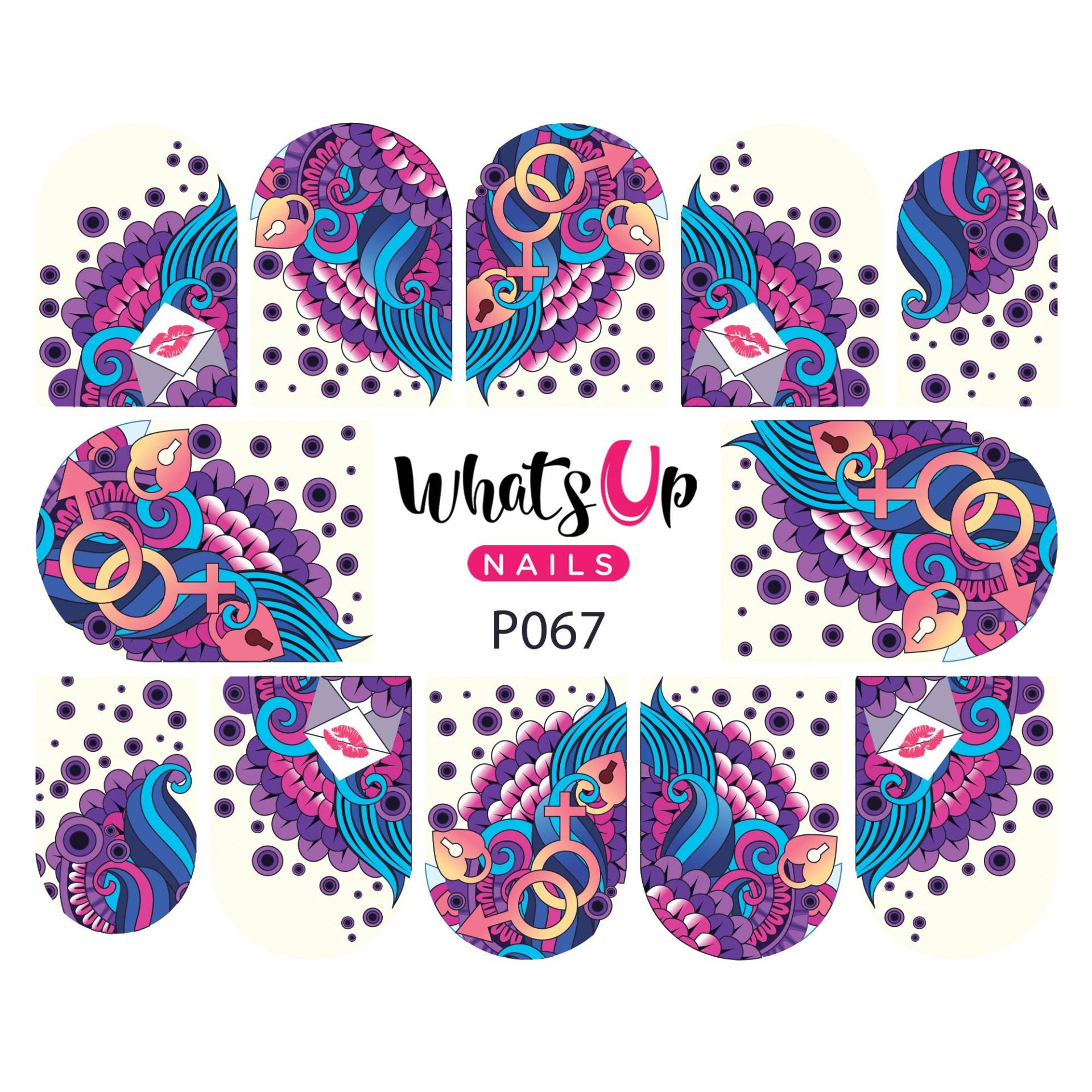 Whats Up Nails - P067 P.s. I Love You Water Decals Schieber Für Das Nail Art Design Whats Up Nails - P067 P.s. I Love You Water Decals Schieber Für Das Nail Art Design von Etsy - WhatsUpNails