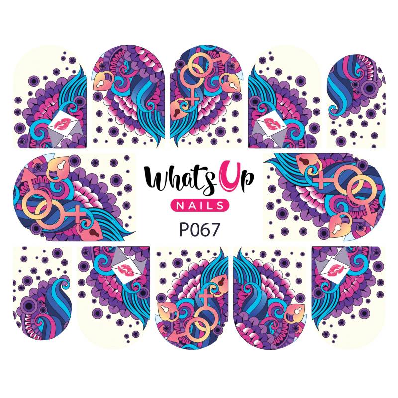 Whats Up Nails - P067 P.s. I Love You Water Decals Schieber Für Das Nail Art Design von Etsy - WhatsUpNails