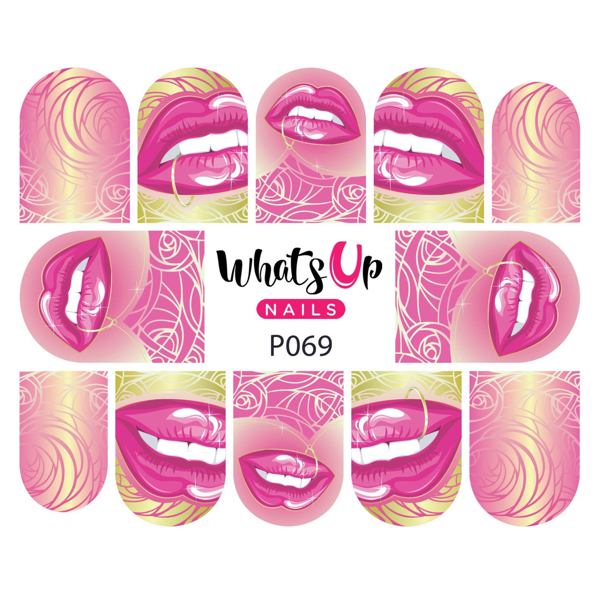 Whats Up Nails - P069 Gimmie Ein Kuss Wasserabziehbild-Schieber Für Nail Art Design Whats Up Nails - P069 Gimmie Ein Kuss Wasserabziehbild-Schieber Für Nail Art Design von Etsy - WhatsUpNails