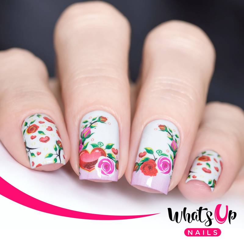 Whats Up Nails - P070 Blooming Love Wasser Abziehbild-Schieber Für Das Nail Art Design von Etsy - WhatsUpNails