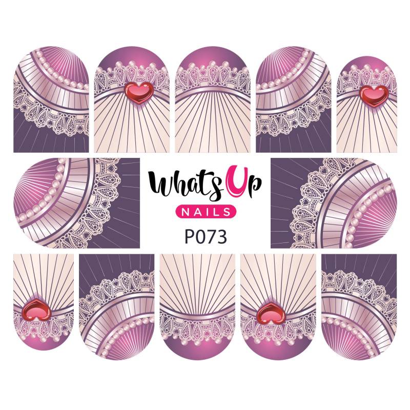 Whats Up Nails - P073 Lace Royalty Wasserabziehbild-Schieber Für Das Nail Art Design von Etsy - WhatsUpNails
