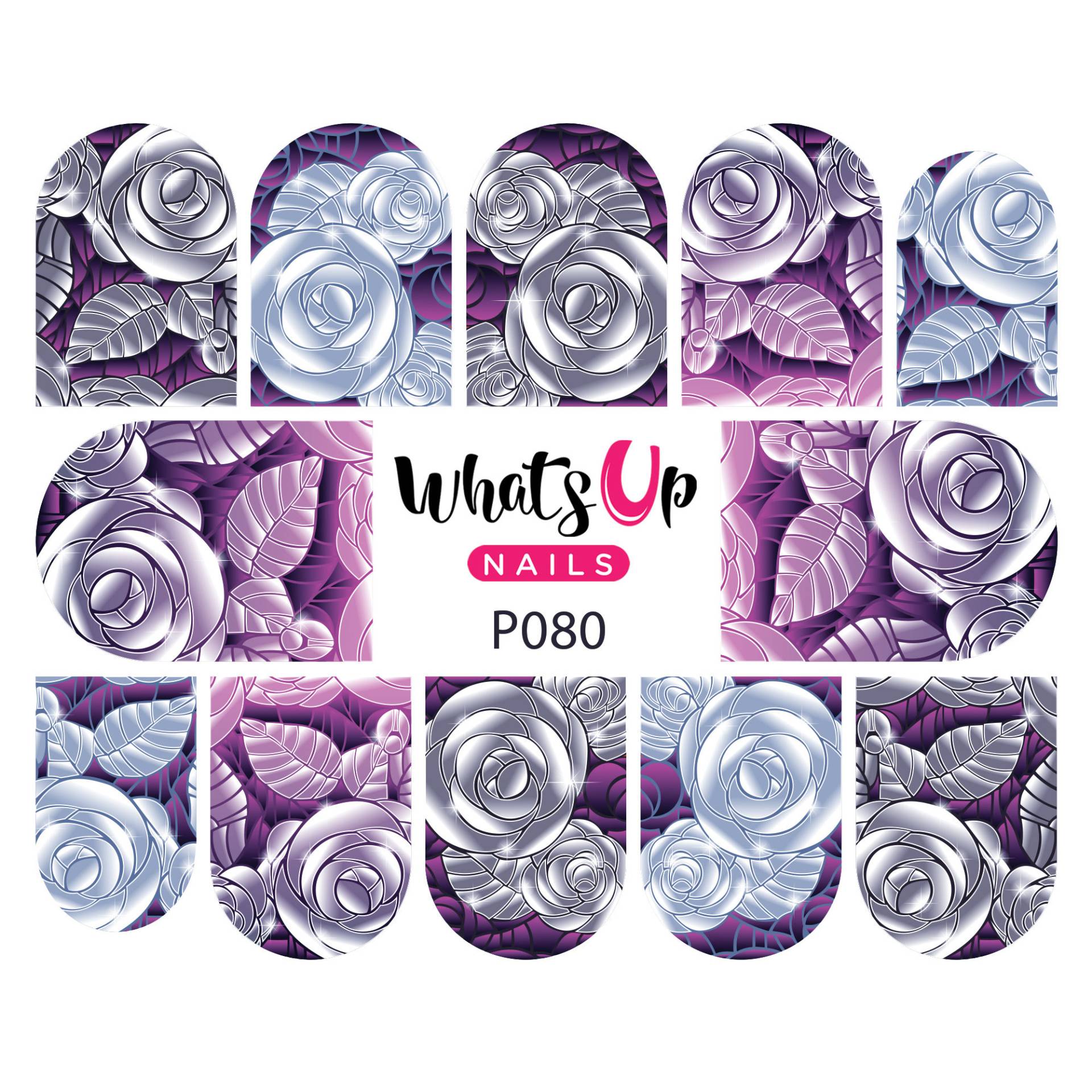 Whats Up Nails - P080 Edgy Rosen Wasserabziehbild-Schieber Für Das Nail Art Design Whats Up Nails - P080 Edgy Rosen Wasserabziehbild-Schieber Für Das Nail Art Design von Etsy - WhatsUpNails