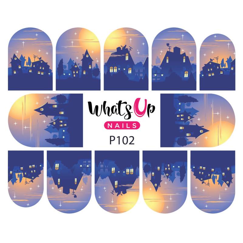 Whats Up Nails - P102 Wasserschiebefolie Abziehbild-Schieber Für Das Nail Art Design von Etsy - WhatsUpNails