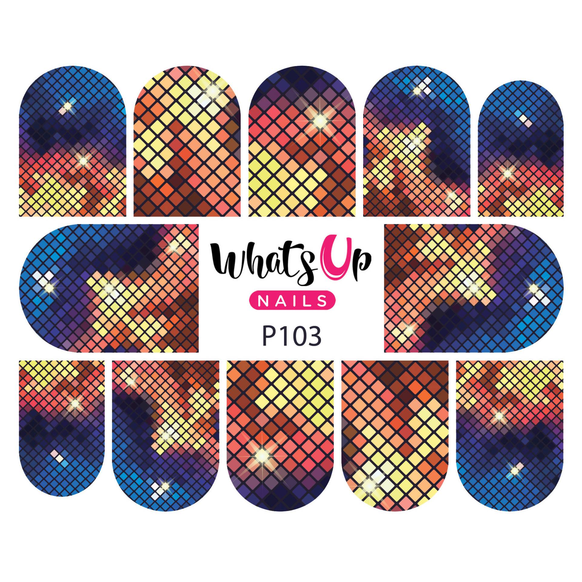 Whats Up Nails - P103 Pixelation Faszination Wasser Decals Schieber Für Das Nail Art Design Whats Up Nails - P103 Pixelation Faszination Wasser Decals Schieber Für Das Nail Art Design von Etsy - WhatsUpNails