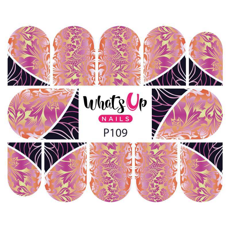 Whats Up Nails - P109 Zwei Vögel Im Busch Wasserabziehbild-Schieber Für Nail Art Design von Etsy - WhatsUpNails