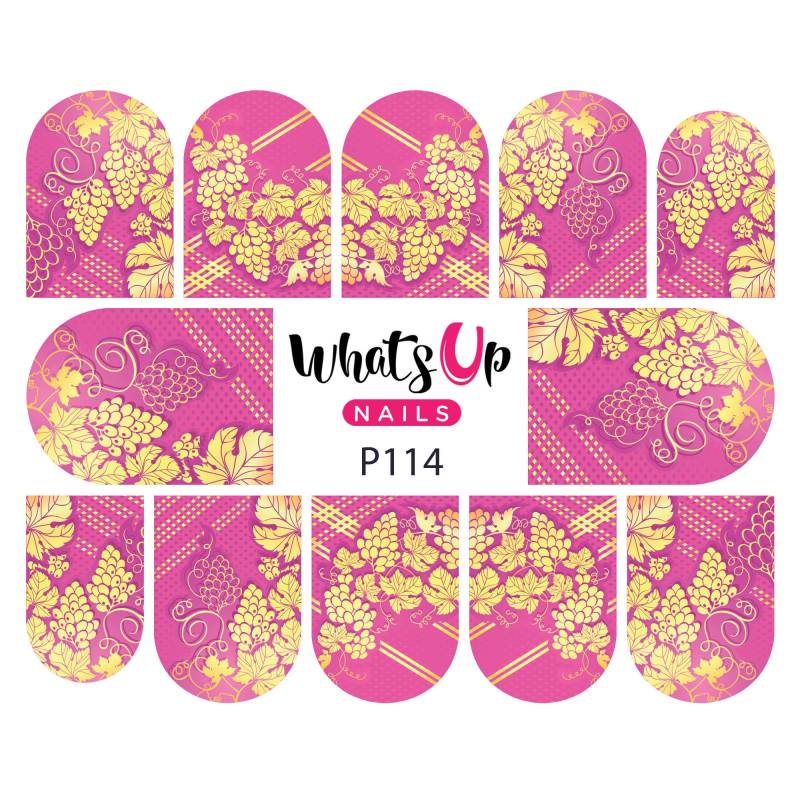 Whats Up Nails - P114 Traube Wein Wasser Decals Slider Für Nail Art Design von Etsy - WhatsUpNails