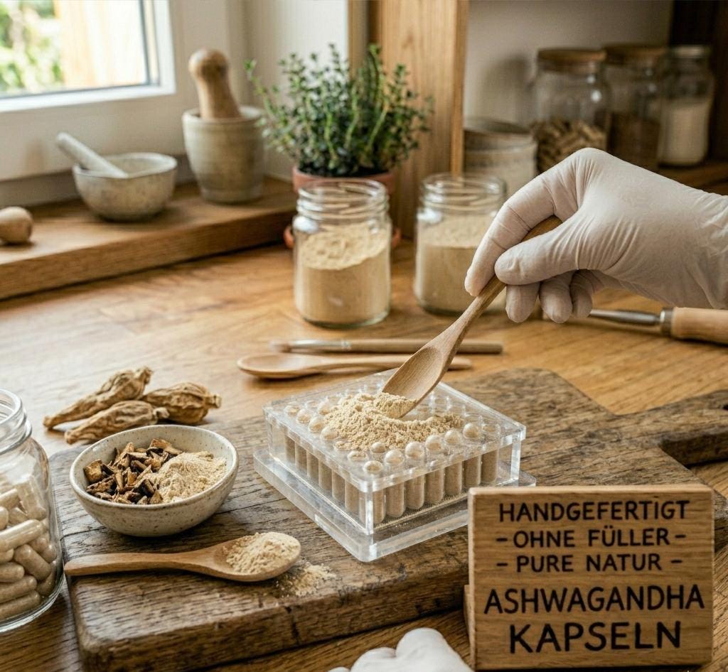 Handmade Ashwagandha | Vegane Kapseln Ohne Zusatzstoffe von Etsy - WildRootNatural