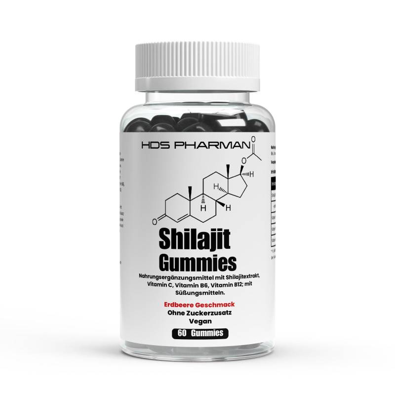 Hds Pharman, Premium Shilajit Gummies + Vitamin C, B6, B12 - 60 Stk von Etsy - WildRootNatural