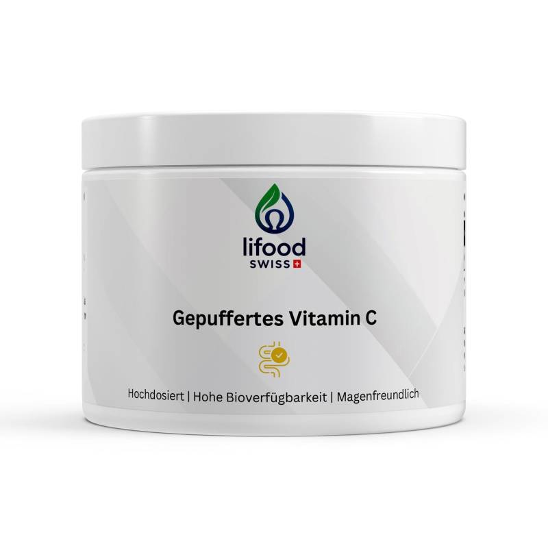Lifood Swiss, Gepuffertes Vitamin C 500Mg - 360 Kapseln Vegan von Etsy - WildRootNatural