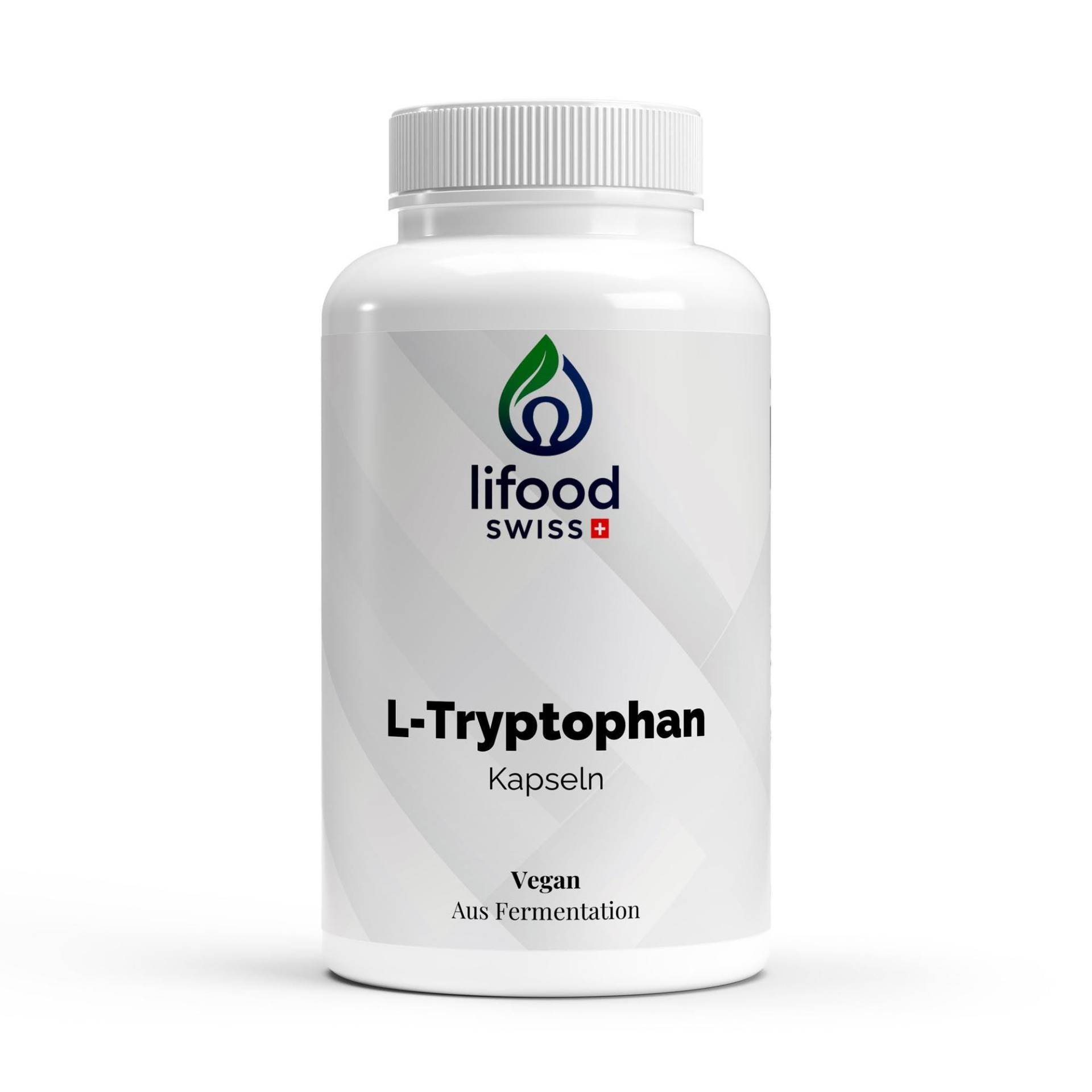 Lifood Swiss, L-Tryptophan Kapseln - 500 Mg Aus Fermentation | Vegan & Ohne Zusatzstoffe Lifood Swiss, L-Tryptophan Kapseln - 500 Mg Aus Fermentation | Vegan & Ohne Zusatzstoffe von Etsy - WildRootNatural
