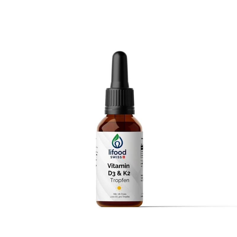 Lifood Swiss, Vitamin D3 + K2 - 1.700 Tropfen | 1.000 I.e. 50Ml von Etsy - WildRootNatural