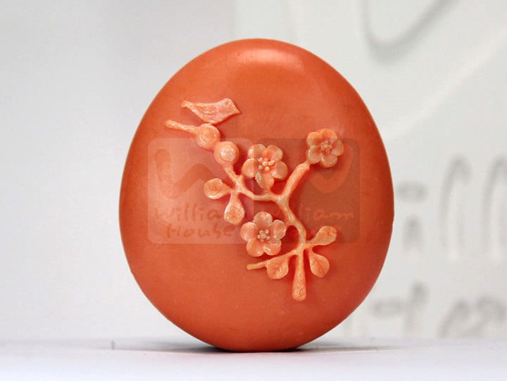 Blume Und Vogel - Handgemachte Design Seife Form von Etsy - WilliamhouseKorea