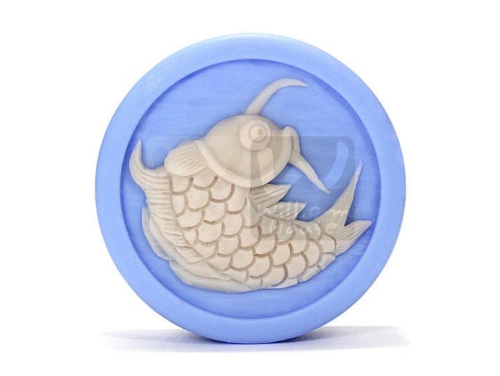 Karpfen Im Blauen Fluss - Handgemachte Seifenform von Etsy - WilliamhouseKorea
