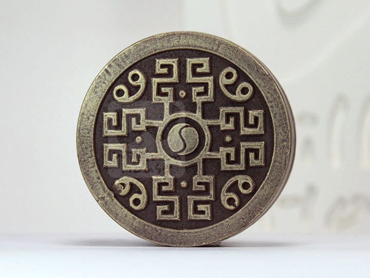 Taegeuk Muster - Handgefertigte Design Soap Mold von Etsy - WilliamhouseKorea