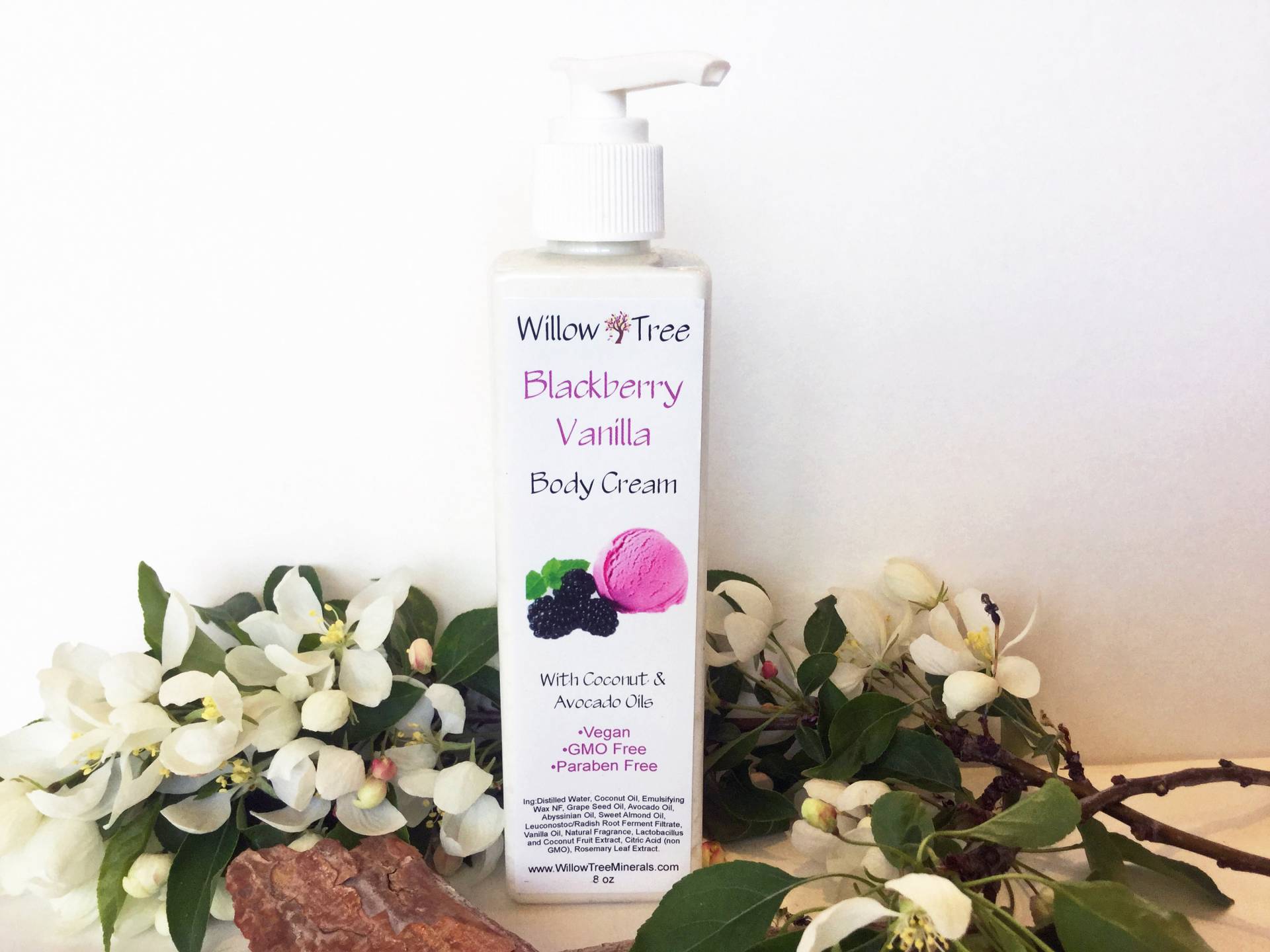 Brombeer Vanille - Natürliche Bodylotion von Etsy - WillowTreeMinerals