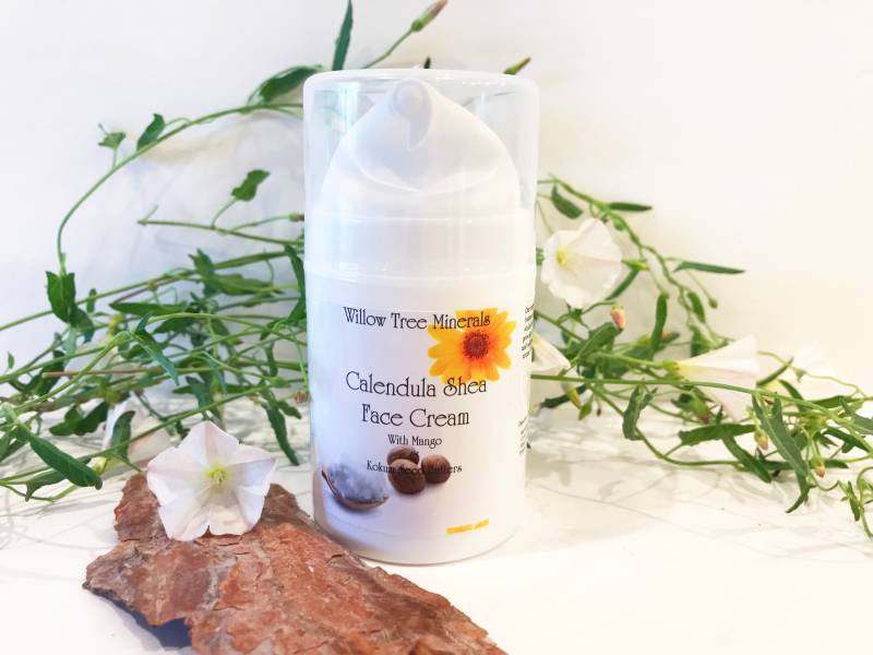 Calendula Shea Face Cream - Mit Mango & Kokum Seed Butters -1.7Oz von Etsy - WillowTreeMinerals
