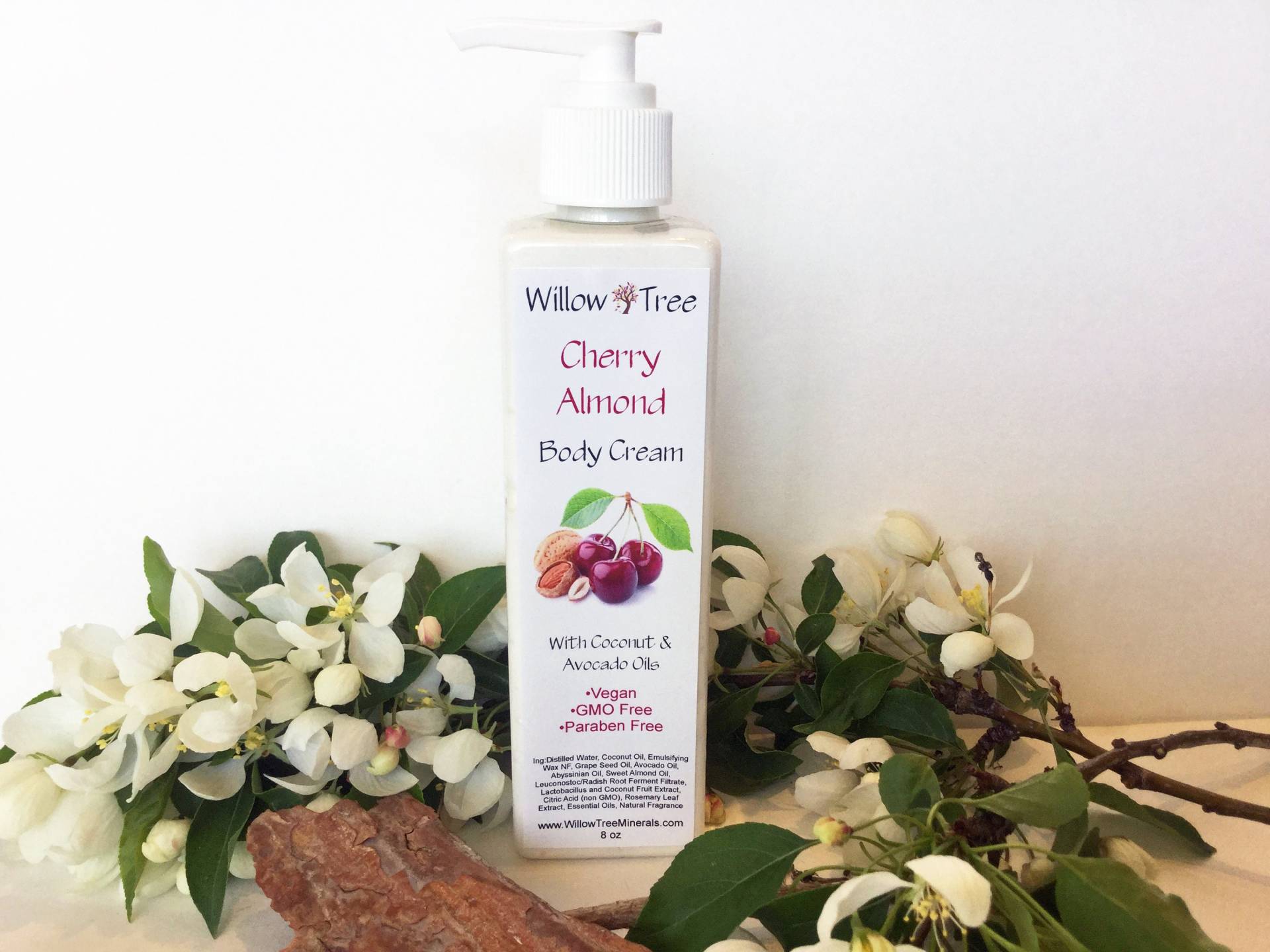 Kirsch Almond - Natürliche Körperlotion von Etsy - WillowTreeMinerals