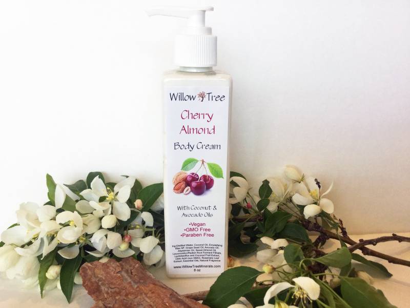Kirsch Almond - Natürliche Körperlotion von Etsy - WillowTreeMinerals