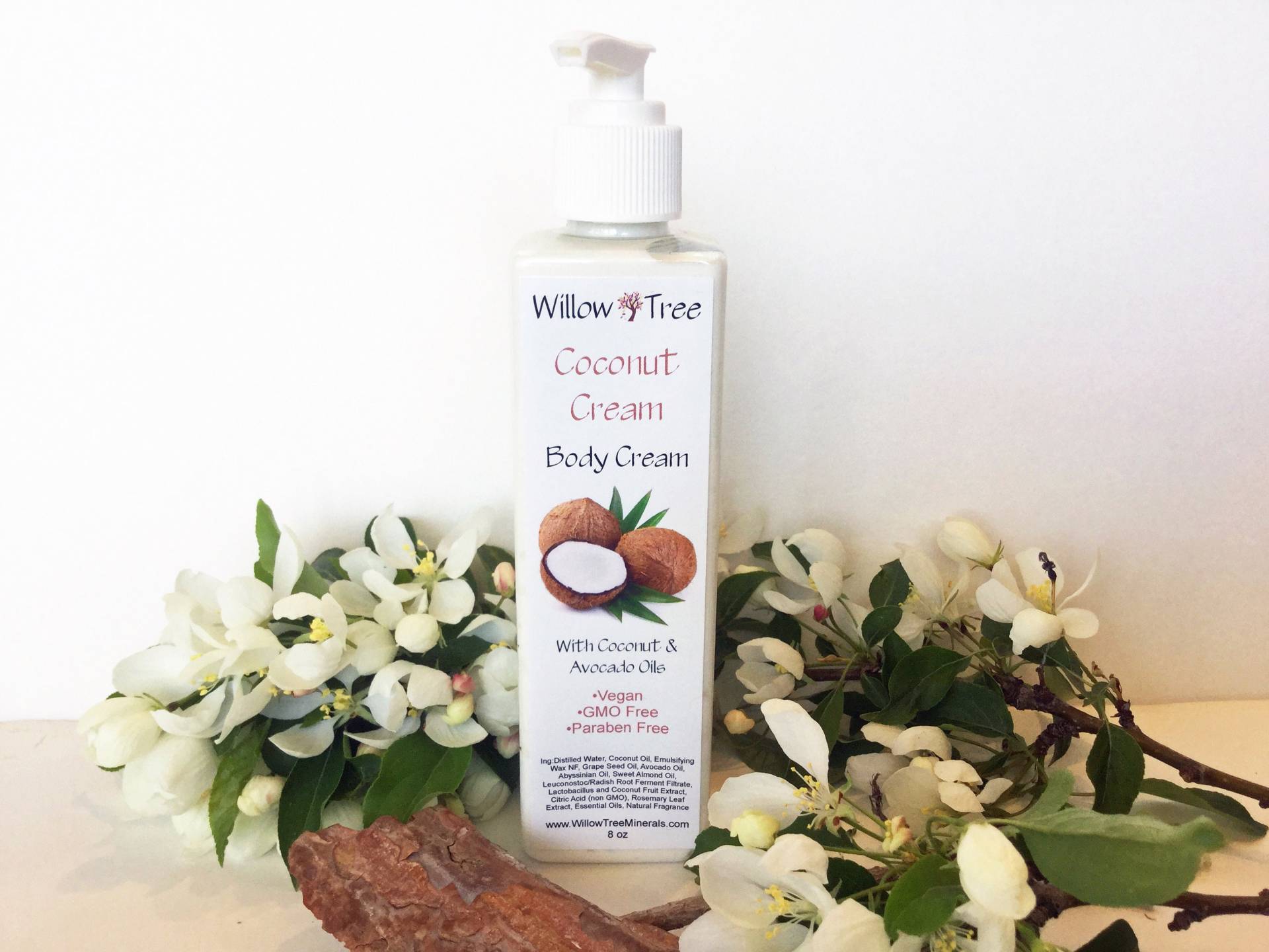 Kokoscreme - Natürliche Körperlotion von Etsy - WillowTreeMinerals