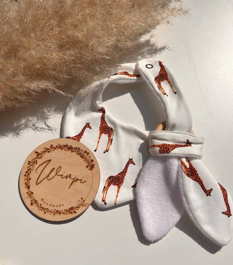 Lätzchen, Greifring, Loop von Etsy - WimpiHandmade