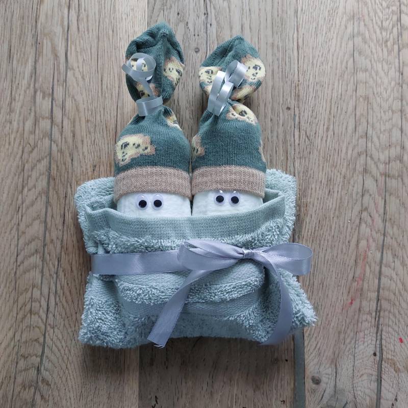 Windelzwerge Im Babybett, Windeltorte, Kleines Windelgeschenk Zur Geburt, Babyparty von Etsy - WindelfeeGeschenke