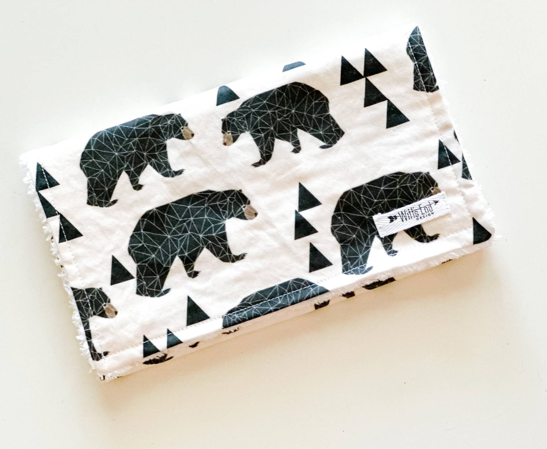 Bär Spucktuch, Baumwolle Chenille Baby Shower Geschenk von Etsy - WittsEndDesign