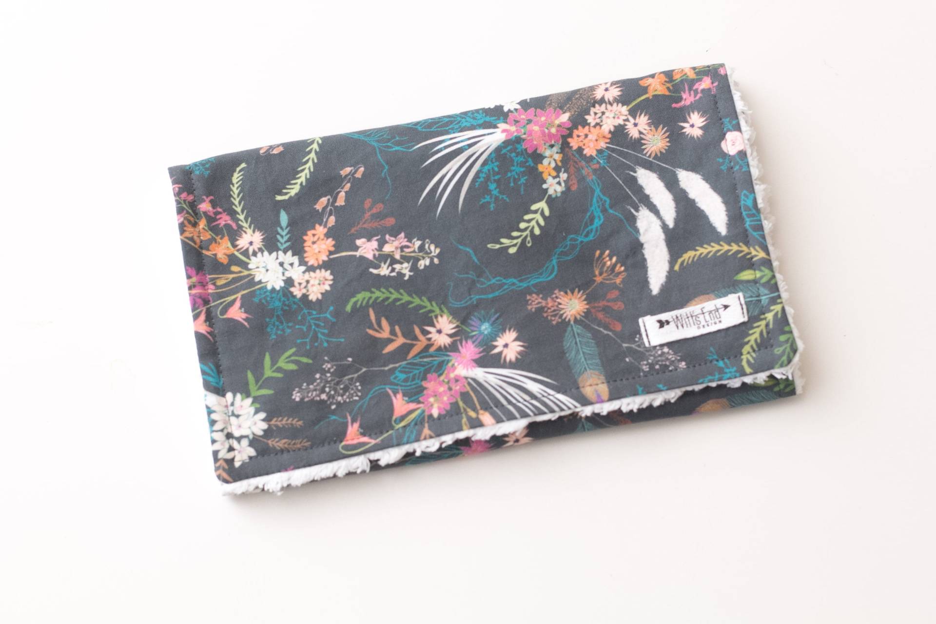 Wispy Floral Baby Spucktuch - Baumwolle Chenille, Geschenk Zur Geburt Wispy Floral Baby Spucktuch - Baumwolle Chenille, Geschenk Zur Geburt von Etsy - WittsEndDesign