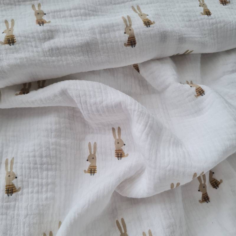 Hasi Baumwolltuch Doppel Stofflage, 100% Stoff Für Babys, Kleinkinder, Weicher Musselin Baumwollstoff, Spucktuch, Kuscheltuch, Stillen von Etsy - WohlgefuehlDaheim