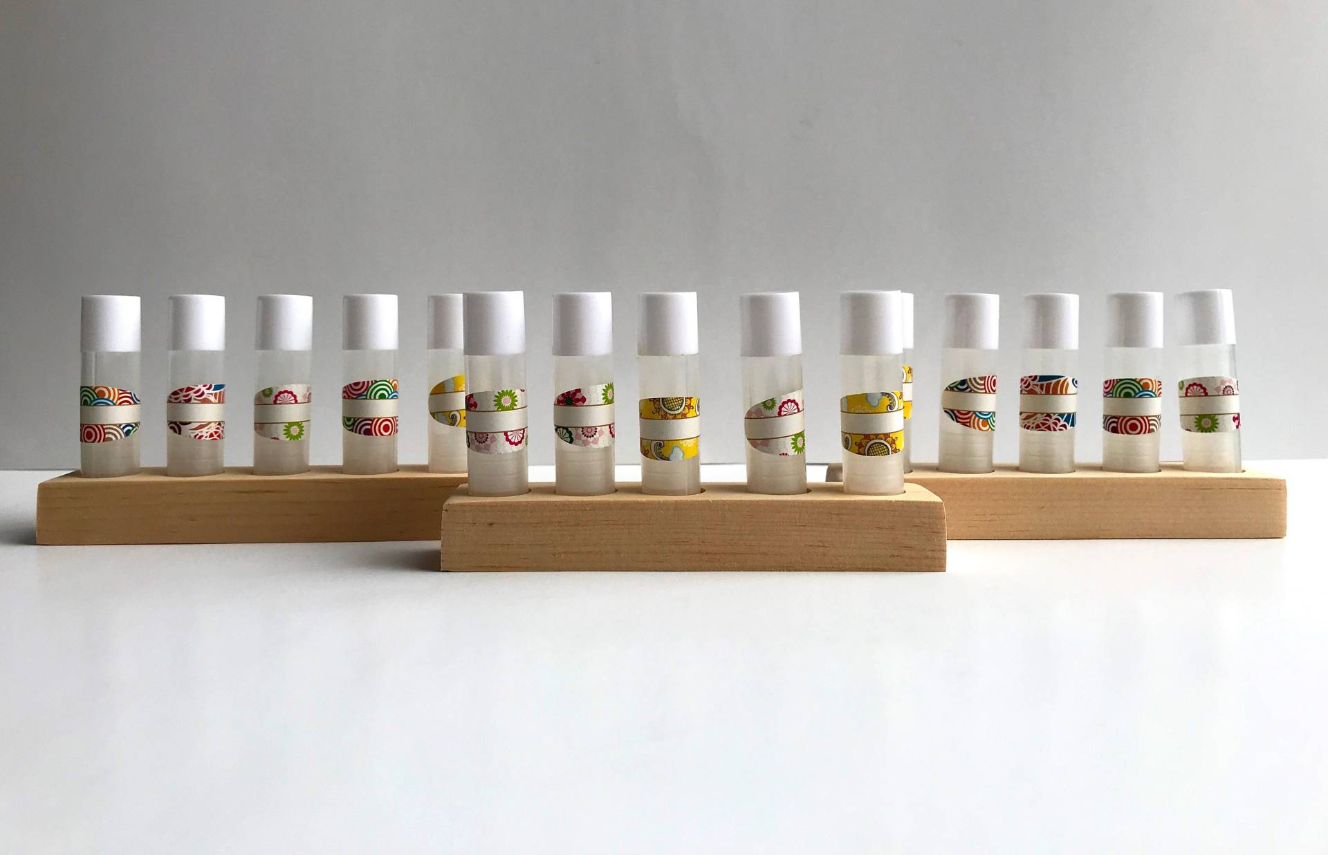 3Er Set Holz Lippenbalsam Tube Display Streifen von Etsy - WolfcreekWoodcrafts