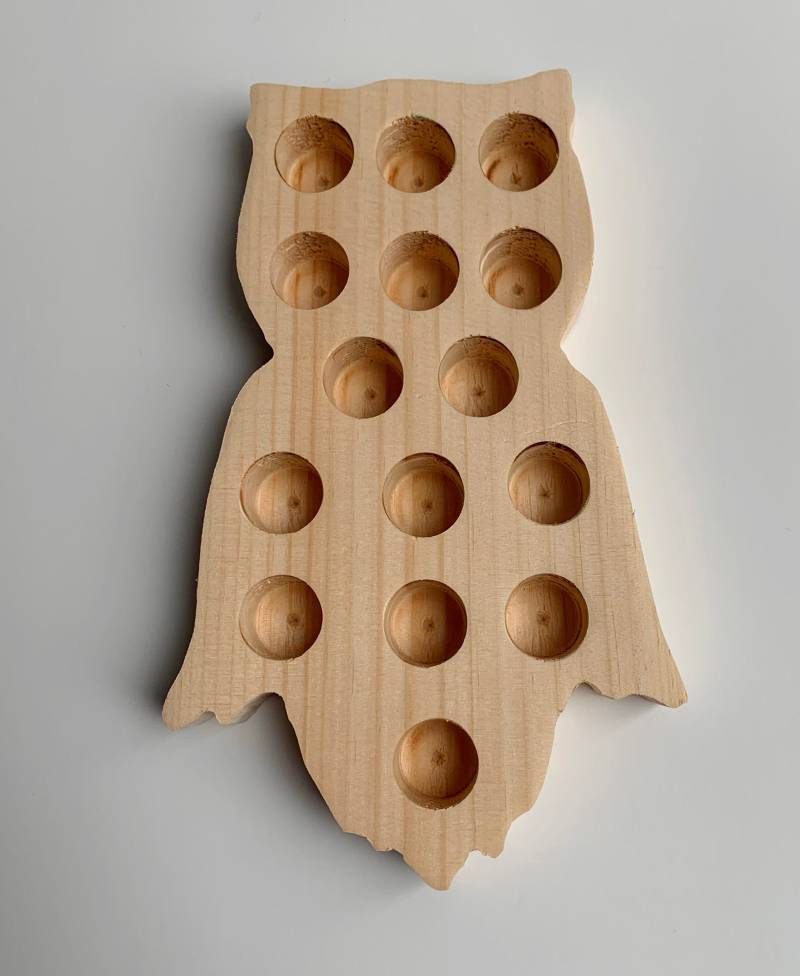 Eulen-Lippenbalsam-Röhrchen-Anzeige Hölzerner Lippenbalsam-Rohrhalter Eulen-Silhouette-Lippenbalsam-Rohrhalter-Anzeigen-Handwerk Zeigen Bauernmarkt von Etsy - WolfcreekWoodcrafts