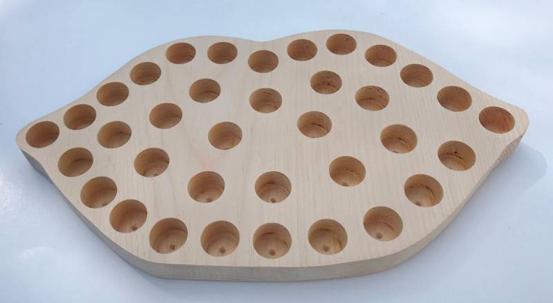 Lippen Geformte Lippenbalsam-Anzeige Hölzerne Lippenbalsam-Röhrchen-Anzeige von Etsy - WolfcreekWoodcrafts