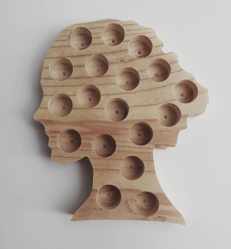 Lippenbalsam-Dame Silhouette Geformte Lippenbalsam-Röhrchen-Zeigen Hölzerner Lippenbalsam-Röhrchenhalter An von Etsy - WolfcreekWoodcrafts