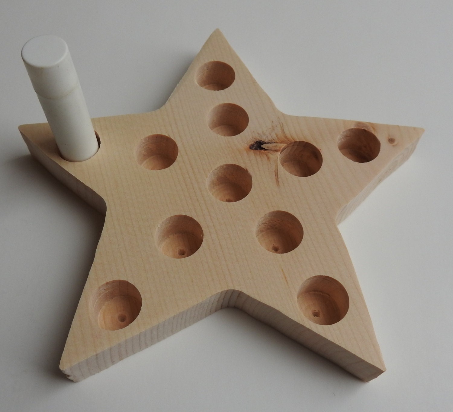 Lippenbalsam-Röhrchen-sternförmige Lippenbalsam-Röhrchen-Halter-stern-Lippenbalsam-Röhrchenhalter von Etsy - WolfcreekWoodcrafts