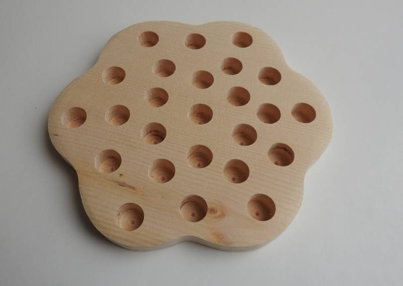 Lippenbalsam-Rohr-Blumen-Geformter Lippenbalsam-Rohr-Anzeigen-Blumen-Form-Lippenbalsam-Rohr-Halter von Etsy - WolfcreekWoodcrafts