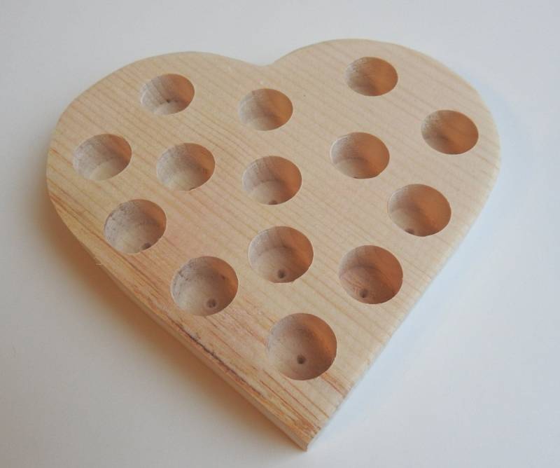 Lippenbalsam-Rohr-Herzförmige Lippenbalsam-Rohr-Angezeigten Lippenbalsam-Rohr-Hölzerner Lippenbalsam-Halter von Etsy - WolfcreekWoodcrafts