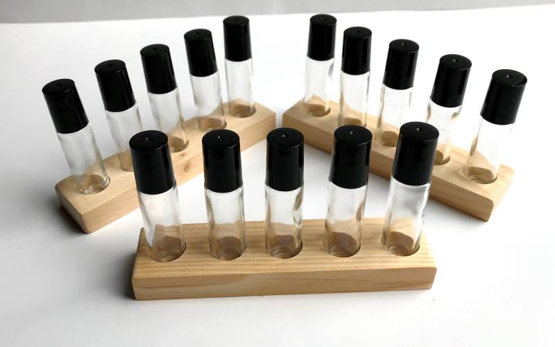 Rollerball Flasche Zeigt Hölzerne Roll-Auf Rollerball-Flaschenset An von Etsy - WolfcreekWoodcrafts