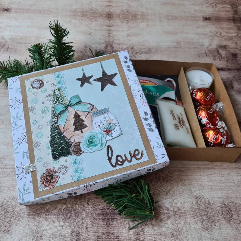 Geschenkbox Wellness, Geschenk, Weihnachten, Mitbringsel, Nikolausgeschenk, Wichtelgeschenk, Freundin, Goodie, Advent von Etsy - Wollkenlos