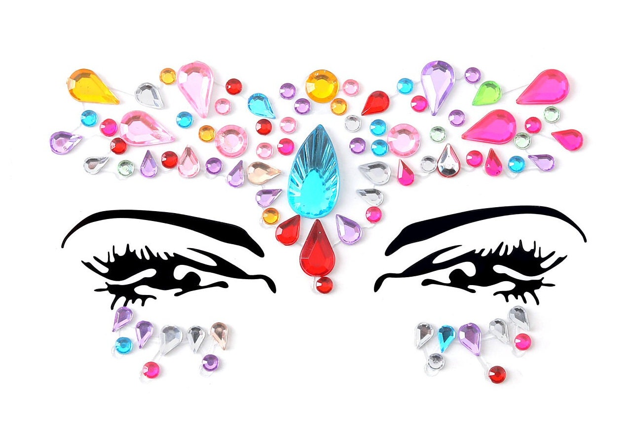 Gesicht Edelsteine Selbstklebend Glitter Juwel Tattoo Sticker Festival Rave Party Körper Make Up Gesichtsaufkleber Z1Zak023 Gesicht Edelsteine Selbstklebend Glitter Juwel Tattoo Sticker Festival Rave Party Körper Make Up Gesichtsaufkleber Z1Zak023 von Etsy - WonderCatLONDON