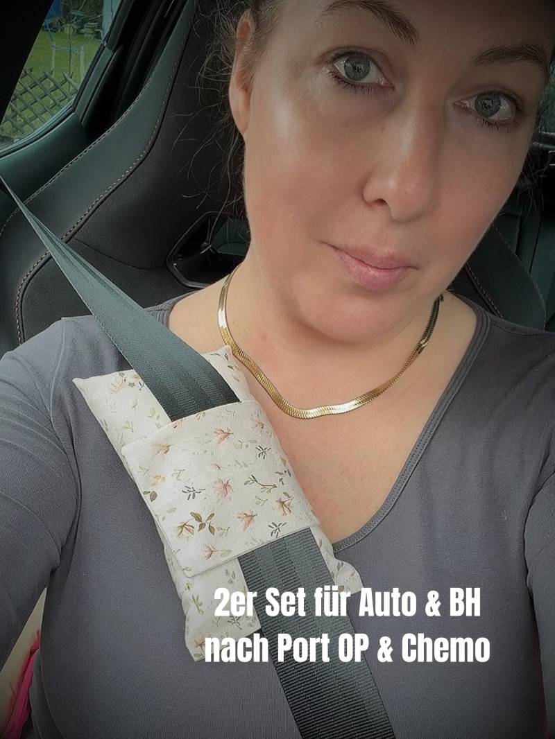 Portkissen Set 2Er | Blumen Design Autogurtkissen & Bh Träger Kissen Geschenk Nach Port Op Chemo Brustkrebs Portkissen Set 2Er | Blumen Design Autogurtkissen & Bh Träger Kissen Geschenk Nach Port Op Chemo Brustkrebs von Etsy - Wonniebares