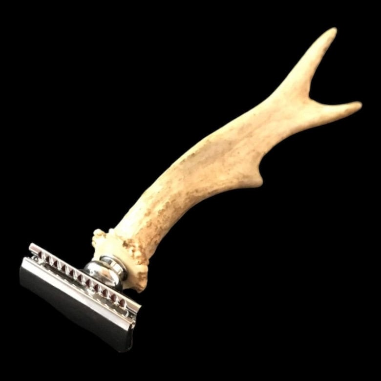Whitetail Antler Rasierer Handgemachter Rasierhobel, Gillette Fusion Oder Mach 3 von Etsy - WoodTurnedFabs